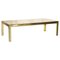 Mid-Century Modern Brass & Glass Coffee Cocktail Table, 1950s, Image 1
