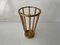 Bamboo and Brass Umbrella Stand, Germany, 1960s 3