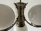 Art Deco Deckenlampe aus Metall & Silber, 1940er 4