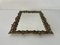 Rectangular Mirror with Floral Brass Frame, Germany, 1950s, Image 3