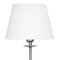 Small Brushed Steel Table Lamp from Konsthantverk 2