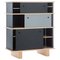 Nuage Shelving Unit in Wood and Aluminium by Charlotte Perriand for Cassina 5
