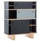 Nuage Shelving Unit in Wood and Aluminium by Charlotte Perriand for Cassina 1
