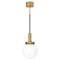 Kleine Klyga Deckenlampe aus rohem Messing von Johan Carpner für Konsthantverk 1