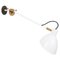 KH#1 White Long Arm Wall Lamp by Sabina Grubbeson for Konsthantverk 1