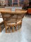 Rattan Dining Table with Chairs, 1980s, Set of 5 8