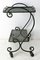 French Iron Table Trolley Console with Wheels, 1960s, Image 6
