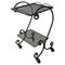 French Iron Table Trolley Console with Wheels, 1960s 1