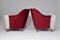 Set of Italian Armchairs attributed to Gio Ponti, 1950s 10