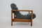 Oak Armchairs with Stools, Finland, 1960s, Set of 4, Image 17