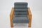 Oak Armchairs with Stools, Finland, 1960s, Set of 4, Image 19