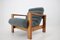 Oak Armchairs with Stools, Finland, 1960s, Set of 4, Image 12