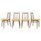 Dining Chairs attributed to Jitona, Czechoslovakia, 1970s, Set of 4 1