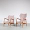 Fauteuils pour Bovenkamp de Arnold Madsen & Henry Schubell, Pays-Bas, 1950s, Set de 2 3