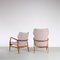 Fauteuils pour Bovenkamp de Arnold Madsen & Henry Schubell, Pays-Bas, 1950s, Set de 2 7