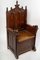 19th Century Neo-Gothic Walnut Armchair, Image 6