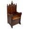 19th Century Neo-Gothic Walnut Armchair 1