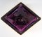 19th Century Gilt Bronze and Violet Crystal Square Bowl 5