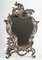 Espejo de mesa de bronce bañado en plata, siglo XIX, Imagen 7