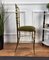 Italian Gilt Brass Chiavari Chair, 1970s, Image 3