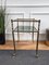 Hollywood Regency Brass and Smoked Glass Console Table by Milo Baughman, 1980s 6