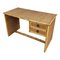 French Riviera Writing Desk in Bamboo, Rattan and Brass from Dal Vera, Italy, 1960s, Image 1