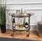 Hollywood Regency Two-Tier Brass and Glass Bar Cart, Italy, 1970s by Milo Baughman, Image 2