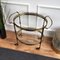 Hollywood Regency Two-Tier Brass and Glass Bar Cart, Italy, 1970s by Milo Baughman 3