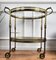 Hollywood Regency Two-Tier Brass and Glass Bar Cart, Italy, 1970s by Milo Baughman, Image 6
