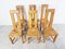 Pine Wood Highback Dining Chairs, 1970s, Set of 6, Image 7