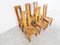 Pine Wood Highback Dining Chairs, 1970s, Set of 6, Image 2