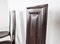 Vintage Brown Leather Dining Chairs, 1980s, Set of 6, Image 10