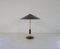 Lámpara de mesa de latón atribuida a Bent Karlby para Lyfa, Dinamarca, 1956, Imagen 5