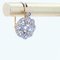 Boucles d'Oreilles 19 Carat avec Diamants Taille Rose, France, 20ème Siècle, Set de 2 8