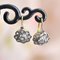 Boucles d'Oreilles 19 Carat avec Diamants Taille Rose, France, 20ème Siècle, Set de 2 9