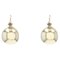 20th Century 18 Karat Yellow Gold Diamonds Earrings, France, Set of 2 1