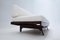 Italienisches Sofa aus weißem Bouclé & Holz, 1960er 2
