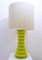 Green Ceramic Table Lamp, 1970s 3