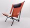 Deltaplano Lounge Chair in Metal and Leather by Carli/Corona for Fasem, Italy, 1980s 9