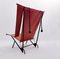 Deltaplano Lounge Chair in Metal and Leather by Carli/Corona for Fasem, Italy, 1980s 7
