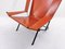 Deltaplano Lounge Chair in Metal and Leather by Carli/Corona for Fasem, Italy, 1980s 8