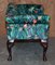 Small Window Seat Bench Sofa with Birds of Paradise Upholstery, Image 9