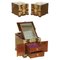 Chinese Table Top Vanity Boxes with Folding Mirrors, 1900s, Set of 2, Image 1