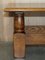 English Edwardian Refectory Style Coffee Table in Oak, 1960s, Image 3