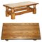 English Edwardian Refectory Style Coffee Table in Oak, 1960s, Image 1