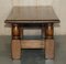 English Edwardian Refectory Style Coffee Table in Oak, 1960s 12