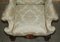 Large Wingback Armchair with Claw & Ball Carved Feet, 1840s 10