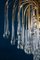 Large Iridescent Murano Glass Drops Chandelier in the Style of Venini, 1970s, Image 6