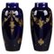 Blue Porcelain Vases from Tours, 1900s, Set of 2, Image 1