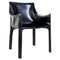 Italian Modern Model CAB 414 Leather Armchair attributed to Mario Bellini for Cassina, 1980s 1